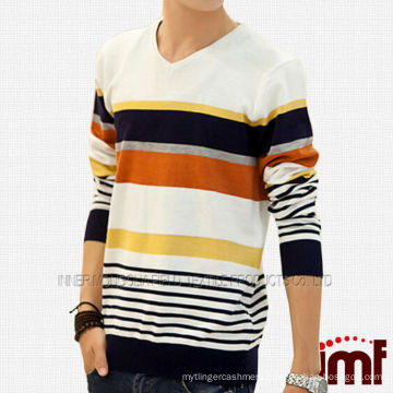 Fresh Korean Style Pullover Fashion 2014 Knitting Mens Sweater